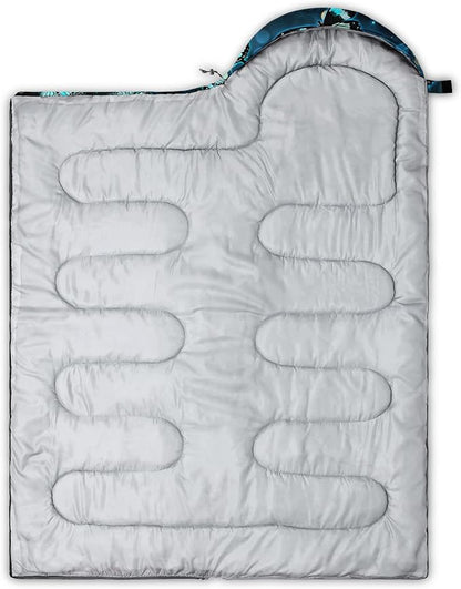 QOOMO Animals Camping Sleeping Bags,3 Season Warm & Cool Weather,Lightweight,Waterproof Sleeping Bags for Adults & Kids,Traveling,and Outdoors,Camping Gear Equipment