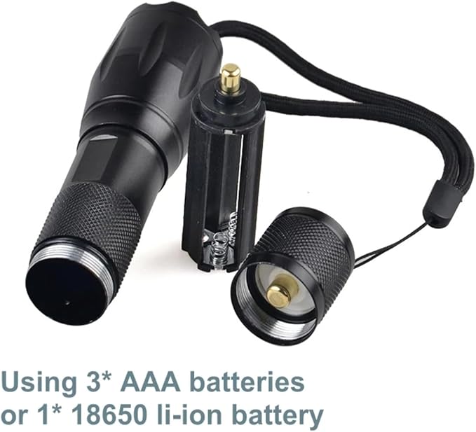 Outdoor 1000 Lumen Zoomable Flash Light G700 Tactical XML T6 LED