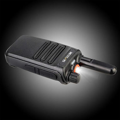 Retevis RB35 Walkie Talkies for Adults,Portable 2 Way Radios Long Range,Flashlight, VOX Handsfree, Small and Robust,Walkie Talkie Rechargeable for Skiing Hiking Camping Riding Family (2 Pack)