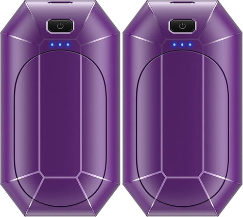 Hand Warmers Rechargeable, Dnaleao 2 Pack 4000mAh Electric Portable Pocket Heater, Heat Therapy Great for Outdoors, Hunting, Golf, Camping, Warm Gifts