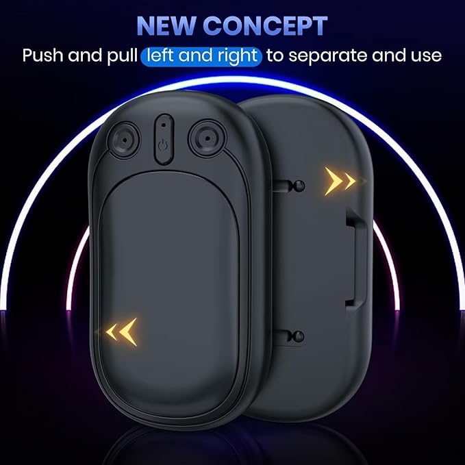 Hand Warmers Rechargeable, SECHKISS 2-Pack 5000mAh Reusable Portable Hand Warmer, 2 in 1 Electric Pocket Warmer Great for Outdoor, Hunting, Golf, Camping, Warm Gifts for Women Men…