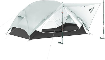 Naturehike Mongar UL 1/2Person Backpacking Tent,15D Nylon Waterproof Ultralight 1-2 Person Tent with Footprint
