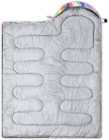 BailiPromise Camping Sleeping Bags,3 Season Warm & Cool Weather,Lightweight,Waterproof Sleeping Bags for Adults & Kids,Traveling,and Outdoors,Camping Gear Equipment
