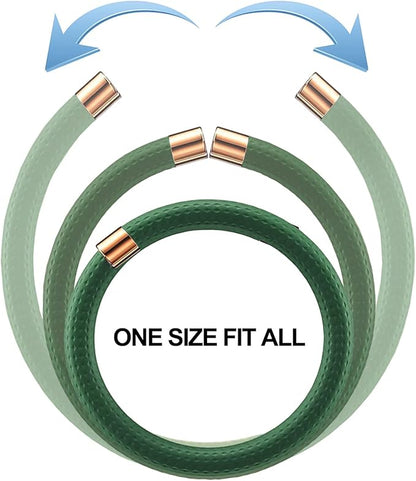 Mosquito Repellent Bracelets 1 Pack, Silicone Mosquito Repellent Bands with 10 Pack Replacement Cores, DEET Free Mosquito Wristbands Safe for Adults and Kids Indoor Outdoor Camping Protection (Green)