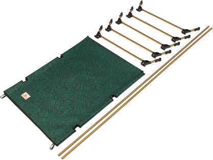 Kelty Lowdown Camping Cot, Tent and Car Camping Bed, Aluminum Frame, Lightweight Carry Size, Fern Green