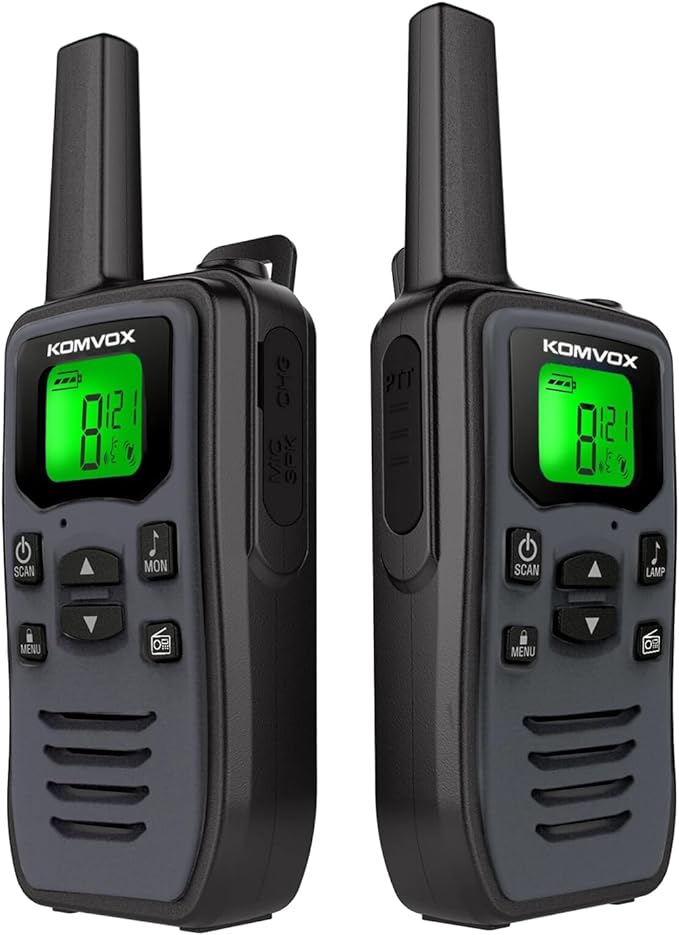 Rechargeable Walkie Talkies for Adults with 36 Channels, Long Range Two-Way Radio Walkie Talky with NOAA Weather Alerts, Emergency Radio for Camping Hiking Gear