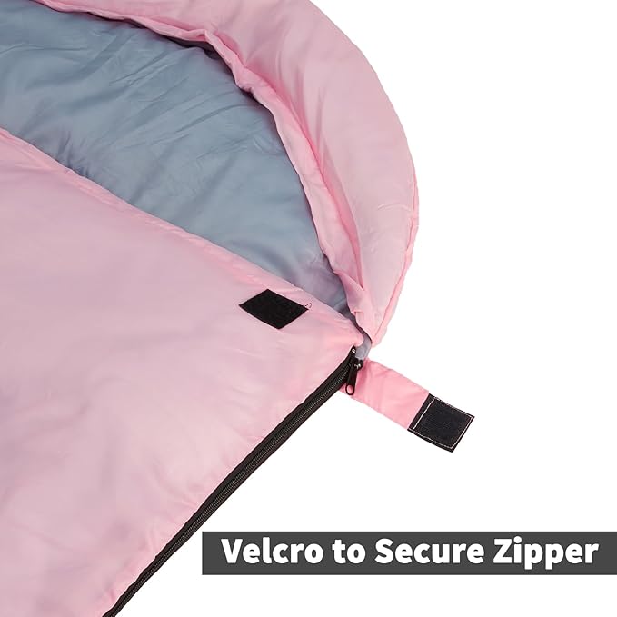 GEERTOP Backpacking Sleeping Bag for Camping, Lightweight Sleeping Bags for Adults Kids Summer Warm Cold Weather Hiking Travel