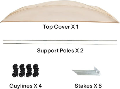 EighteenTek Pod All Weather Sports Tent with Attached Floor, Instant Outdoor Bubble Tent, Rainproof Camping Sun Shelter for Sports Events Camping Fishing Cheering, 1-4 Persons