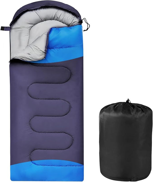 OBTANIM Sleeping Bags Portable Waterproof Camping Sleeping Bag for Adults Kids 4 Seasons Cold Weather or Warm Backpacking Hiking Mountaineering Indoor Outdoor Use