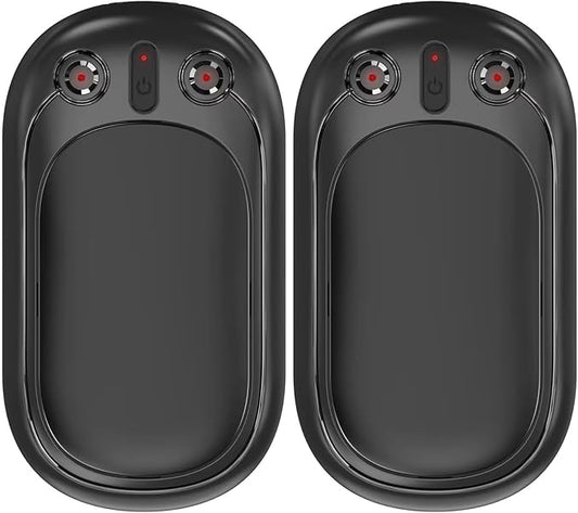 Hand Warmers Rechargeable, SECHKISS 2-Pack 5000mAh Reusable Portable Hand Warmer, 2 in 1 Electric Pocket Warmer Great for Outdoor, Hunting, Golf, Camping, Warm Gifts for Women Men…