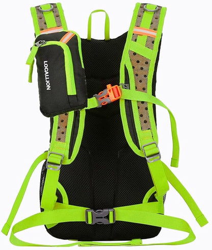 LOCALLION Cycling Backpack Biking Daypack for Outdoor Sports Running Breathable Hydration Pack Men Women 18L