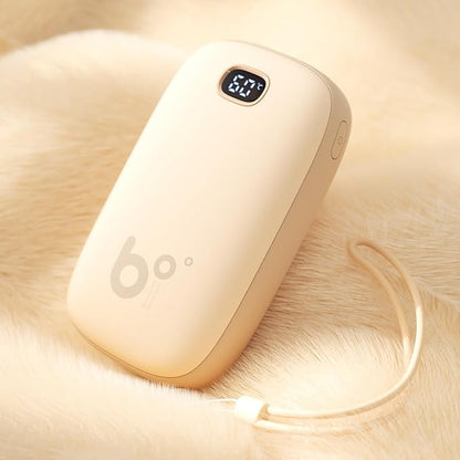 JISULIFE Hand Warmers Rechargeable with 9000mAh Backup Power Bank, Electric Hand Heater, Reusable Battery Operated Hand Warmer, Winter for Women/Men/Camping/Fishing/Hunting