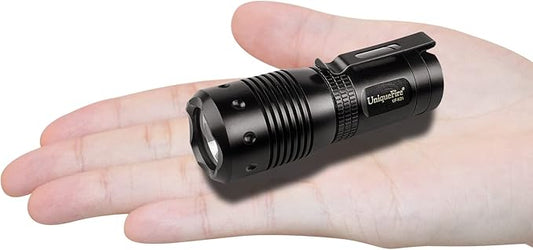UniqueFire K21 EDC Flashlight Rechargeable Powerful Flashlight 1200 High Lumens Flash light 5 Modes Super Bright Flashlight with Magnetic End Caps Battery & Charger