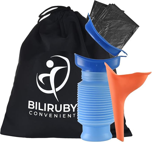 Emergency Urinal for Car & Men Outdoor Portable Shrinkable Pee Mini Urine Bottle for Travel Camping