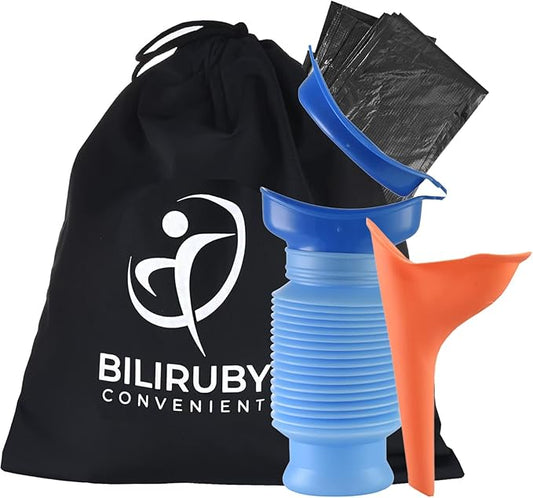Emergency Urinal for Car & Men Outdoor Portable Shrinkable Pee Mini Urine Bottle for Travel Camping