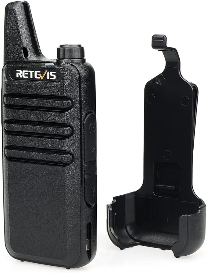 Retevis RT22 2 Way Radios Walkie Talkies,Rechargeable Long Range Two Way Radio,16 CH VOX Small Emergency 2 Pin Earpiece Headset,for School Retail Church Restaurant (Packed in Pairs with 5 Boxes)