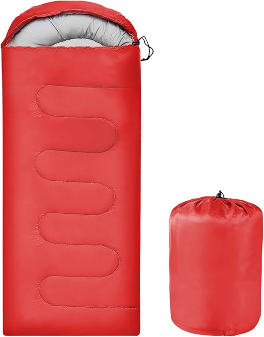 OBTANIM Sleeping Bags Portable Waterproof Camping Sleeping Bag for Adults Kids 4 Seasons Cold Weather or Warm Backpacking Hiking Mountaineering Indoor Outdoor Use