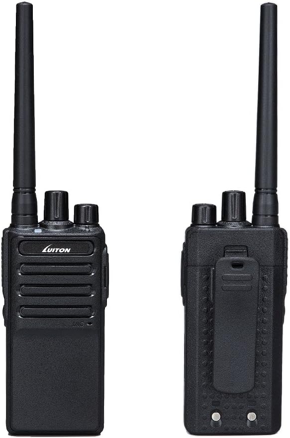 LUITON 2 Way Radios Voice Scrambler Long Range Walkie Talkies with Earpiece for Adults Outdoor CS Hiking Hunting Travelling (6 Packs)