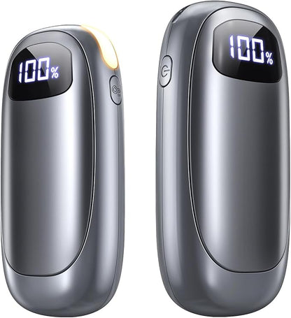 Hand Warmers Rechargeable - 2 Pack Electric Hand Warmers 14000mAh, 16 Hrs Warmth Dual-Sided Heating Max 131℉, Reusable Hand Warmers Pocket Heater for Raynauds, Hunting, Golf, Camping