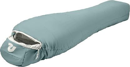 Retrospec Dream Mummy Sleeping Bag - 30°F Camping & Travel Essential Gear with Water - Resistant Shell & Synthetic Fill - Zippered Pocket & Stuff Sack