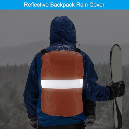 PATIKIL Waterproof Backpack Rain Cover, Non-Slip Backpack Cover with Reflective Strap Stay Dry for Hiking, Camping, Hunting