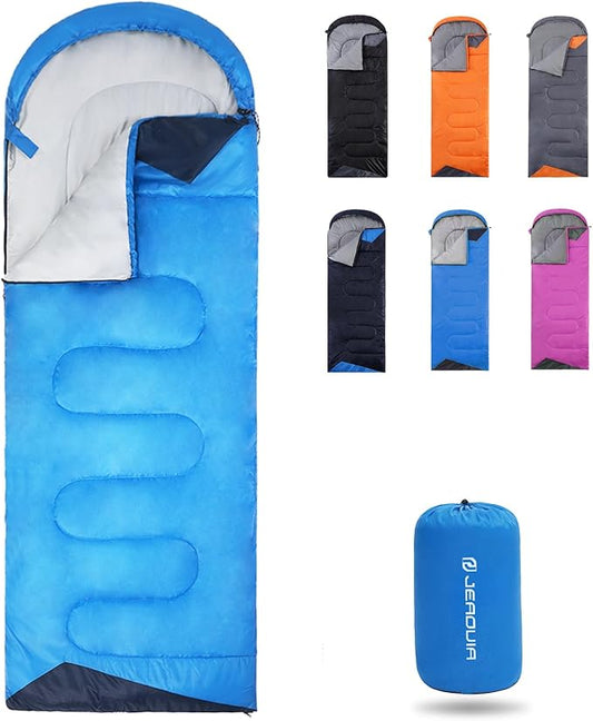 Sleeping Bags for Adults Cold Weather - 20 Degree Big&Tall Size Backpacking Lightweight Waterproof for Girls Boys Mens Teen Women for Camping Hiking Outdoor Travel Hunting with Compression Bags