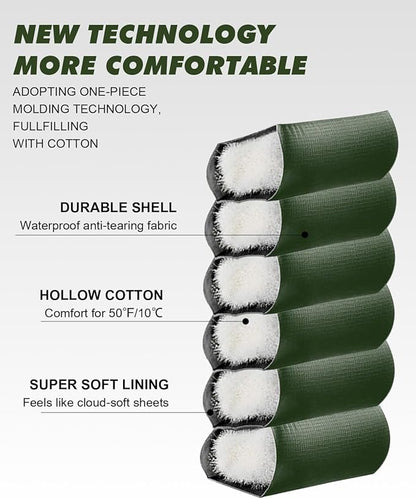 Sleeping Bag for Adults Cold Weather & Warm, Lightweight Backpacking Camping Hiking Essentials Gear for Kids 10-12 Girls Boys Compact w/Compression Sack Indoor Outdoor Sleep Must Haves