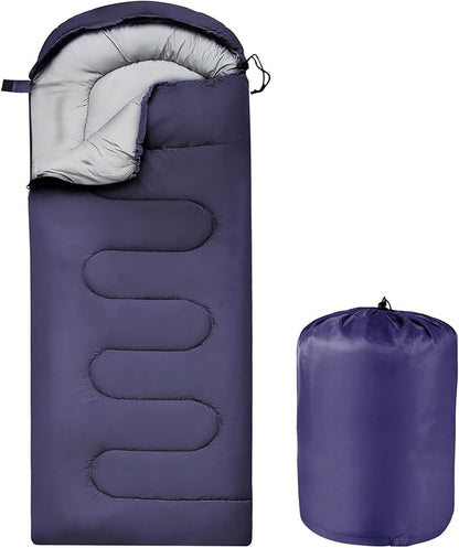 OBTANIM Sleeping Bags Portable Waterproof Camping Sleeping Bag for Adults Kids 4 Seasons Cold Weather or Warm Backpacking Hiking Mountaineering Indoor Outdoor Use