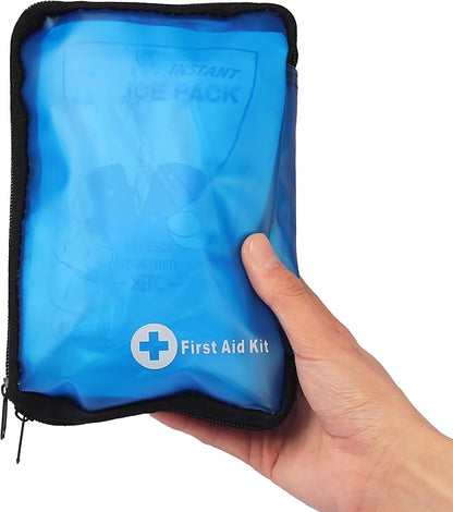 Galaxy 131 Pcs First Aid Kits Tool for Survival Emergency Trauma Military Combat Tactical Medical Hunting Camping Hiking IFAK EMT Bag (131 Pcs Blue First Aid Kits)