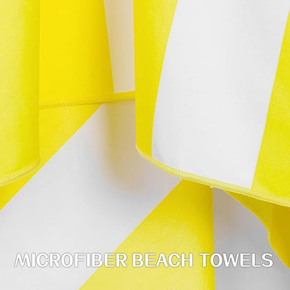 Your Choice Microfiber Beach Towels, Sand Free Beach Towel, Quick Dry Beach Towel, Extra Large Beach Towels for Adults, Kids (67x35 Inch, 60x30 Inch), Travel Towel, Camping Towel