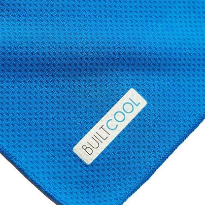 BUILTCOOL Adult Cooling Towel - Men & Women Chilly, Lightweight, Soft, Neck and Face Cooling Towel for Sport, Camping, Hunting, One Size, Sapphire, 3 Pack