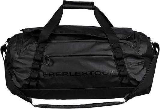 Eberlestock Hyllus Duffel Bag for Men - Durable, Water-Resistant, Small Men's Duffle Bag with Zipper Pockets, Ideal for Travel & Gym, Tactical Gear Bag, Hunting, Fishing, Camping - Black, 45L