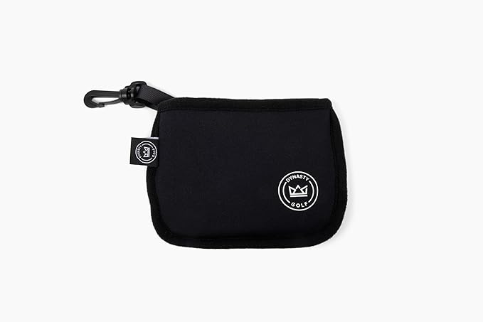 Golf Club Cleaner for Golf Bag - Golf Ball Cleaner Pouch - Waterproof Inside and Dry Outside - Golf Club Brush and Groove Cleaner in One - Golf Ball Washer - Golf Club Bag Accessories