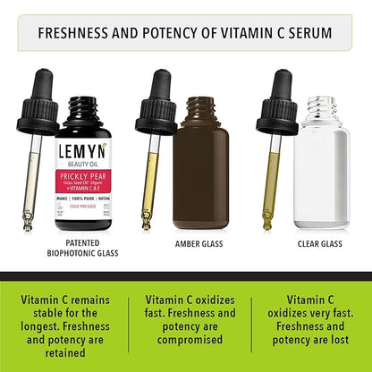 Prickly Pear Oil Royal Radiance | Freshly Made | Supercharged with Clinically Proven THD Vitamin C | The Queen of Oils | Luxurious Hydration & Glow | Nature’s Crown Jewel