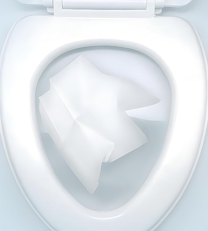 Disposable Toilet Seat Covers, 10pcs Flushable Travel Disposable Toilet Seat Covers for Adults Kids Potty Training, Travel Essential Accessories for Airplane, Road Trips, Camping (10)