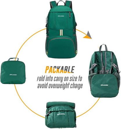 35L Lightweight Packable Backpack Waterproof Durable Hiking Travel Backpack Daypack