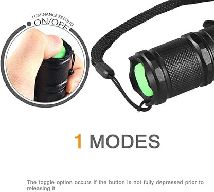 ULTRAFIRE LED Flashlight with Holster,WF-506B Single Mode EDC Handheld Tactical Flashlight,Super Bright 1000 Lumen Duty Flashlight with Belt Holster