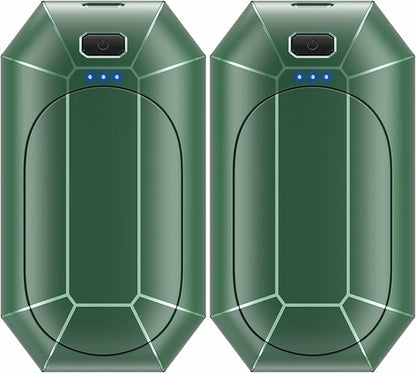 Hand Warmers Rechargeable, Dnaleao 2 Pack 4000mAh Electric Portable Pocket Heater, Heat Therapy Great for Outdoors, Hunting, Golf, Camping, Warm Gifts