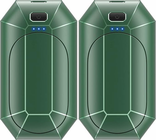 Hand Warmers Rechargeable, Dnaleao 2 Pack 4000mAh Electric Portable Pocket Heater, Heat Therapy Great for Outdoors, Hunting, Golf, Camping, Warm Gifts