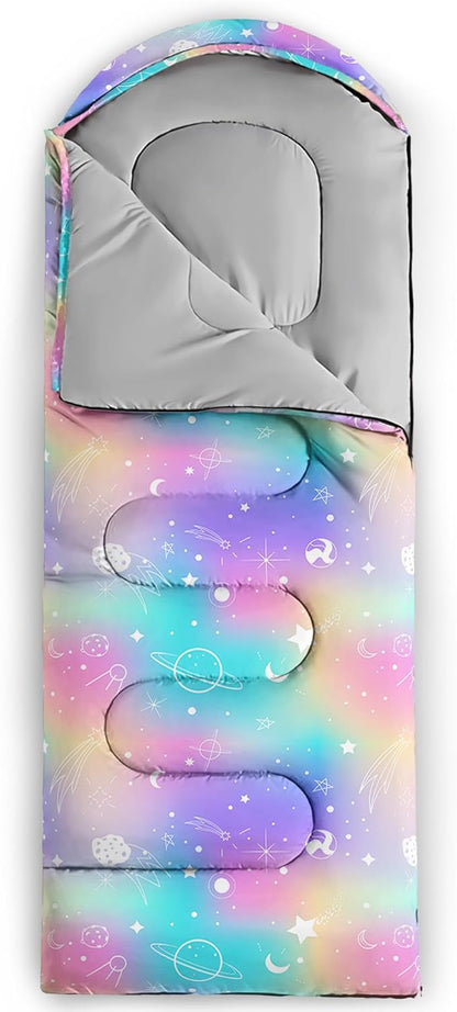 BSNTHO Camping Sleeping Bags,3 Season Warm & Cool Weather,Lightweight,Waterproof Sleeping Bags for Adults & Kids,Traveling,and Outdoors,Camping Gear Equipment