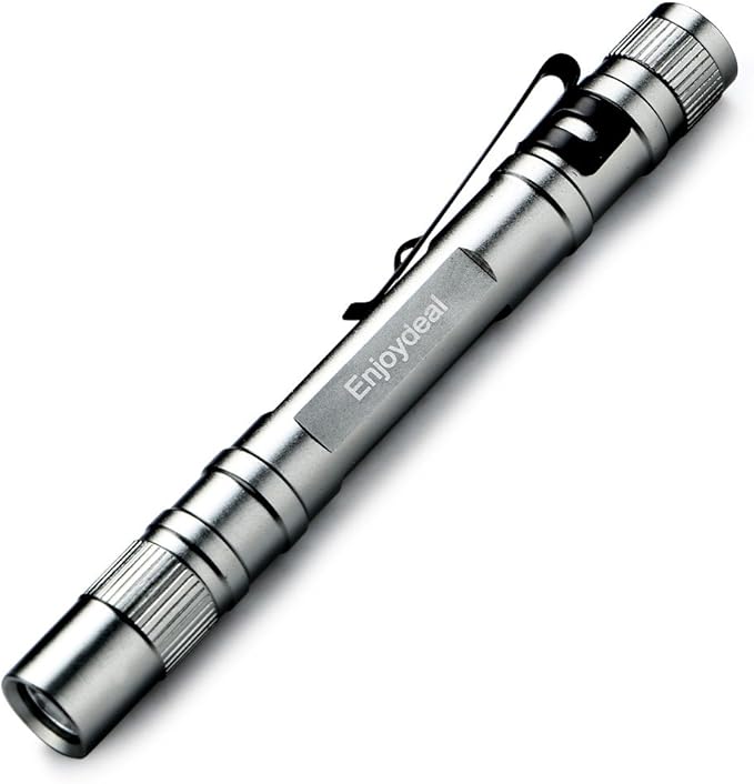 5PCS Pen Flashlights 1000LM Ultra Slim Portable LED Penlight Pocket Pen Light Flashlight with Clip for Indoor Outdoor