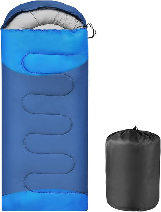 OBTANIM Sleeping Bags Portable Waterproof Camping Sleeping Bag for Adults Kids 4 Seasons Cold Weather or Warm Backpacking Hiking Mountaineering Indoor Outdoor Use