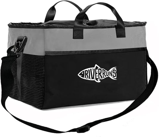 Riverruns Fishing Hunting Wader Bag with Vented Mesh, Waders Boots Bag, Fly Fishing Backpack for Fishing, Hiking, Camping
