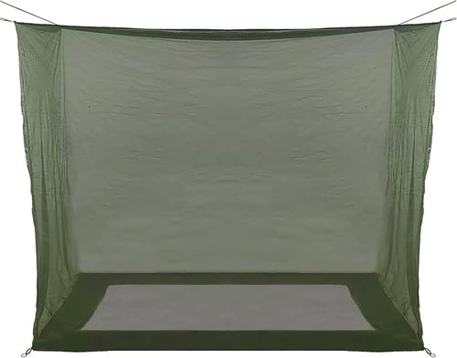 Aventik No-See-Um Premium Rectangular Camping Mosquito Net, The Ultra-Fine Mesh Olive-Green Easy to Carry&Easy Installation for Double Bed, Hammocks or Camping Use (82x40x69in/208x100x175cm)