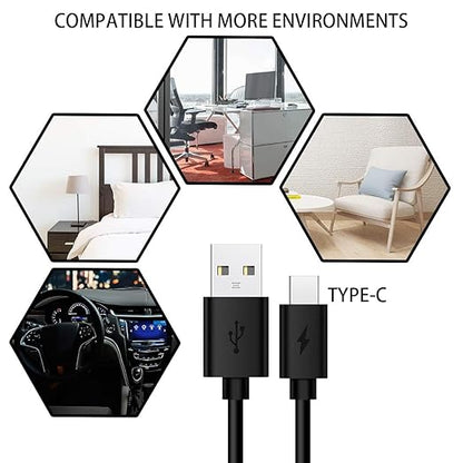 BIGSUN Spotlight USB Type C Cable 2.7 ft Fast Charger Charging Cable for Q953 Q984
