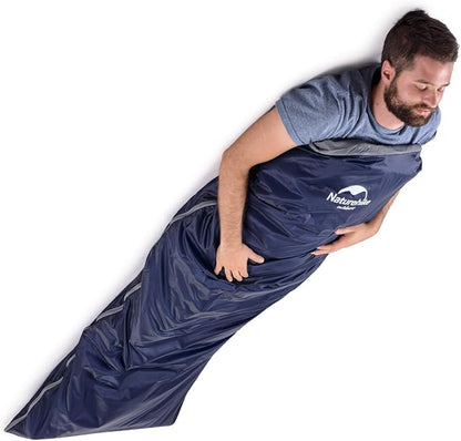 Naturehike Lightweight Compact Sleeping Bag, 59℉/32℉ Envelope Ultralight Backpacking Sleeping Bag Portable, Waterproof with Compression Sack for Cold&Warm, Camping, Traveling, Hiking