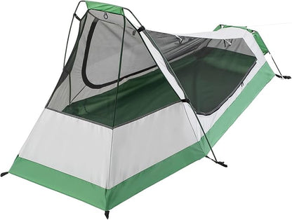 GEERTOP Lightweight 1 Person Bivy Tent for Camping 3 Season Waterproof Single Person Camp Tent for Backpacking Hiking Travel Outdoor Survival Gear