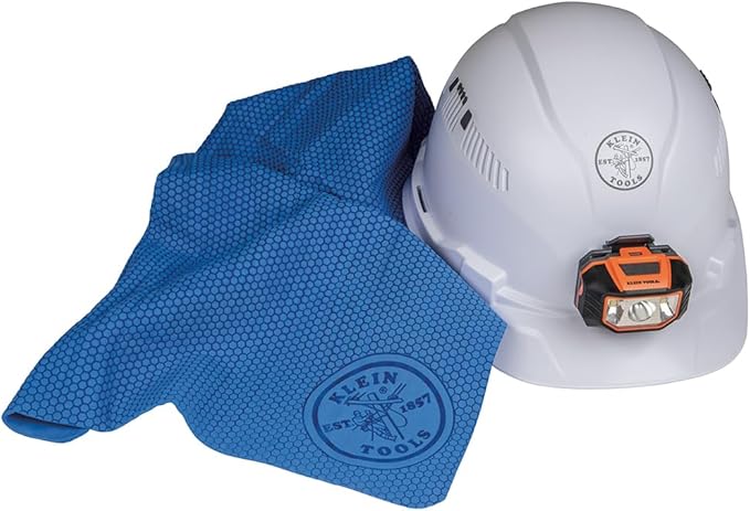 KLEIN TOOLS 60090 Cooling Towel for Neck with Evaporative PVA Technology, Blue