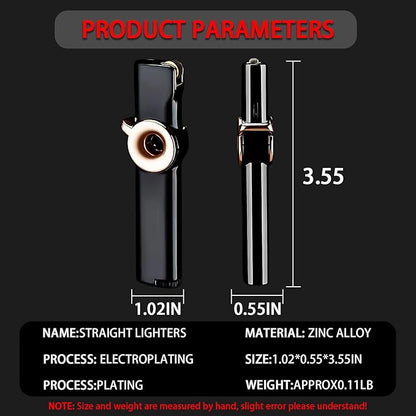 Cool Gadgets Metal Gears Butane Torch Lighters Refillable Novelty Lighter for Fireplace Candle Camping BBQ (Without Gas) (06)