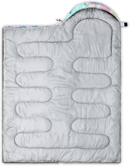 BSNTHO Camping Sleeping Bags,3 Season Warm & Cool Weather,Lightweight,Waterproof Sleeping Bags for Adults & Kids,Traveling,and Outdoors,Camping Gear Equipment